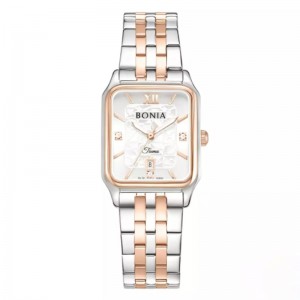 Bonia BNB10952-2613 Silver Rosegold